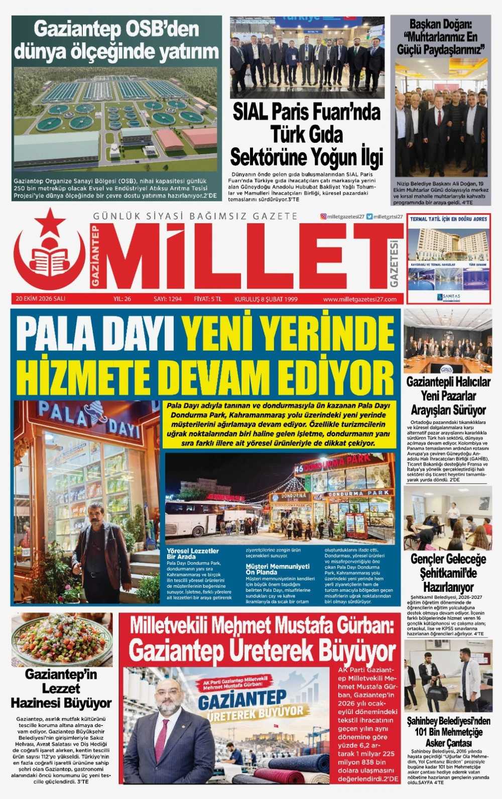 20 EKİM 2026