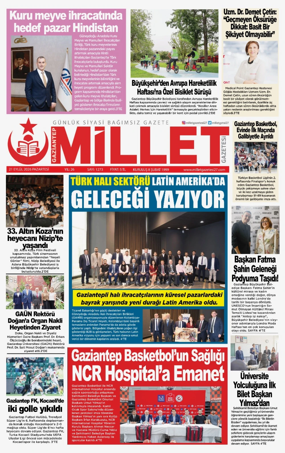 21 EYL&Uuml;L 2026