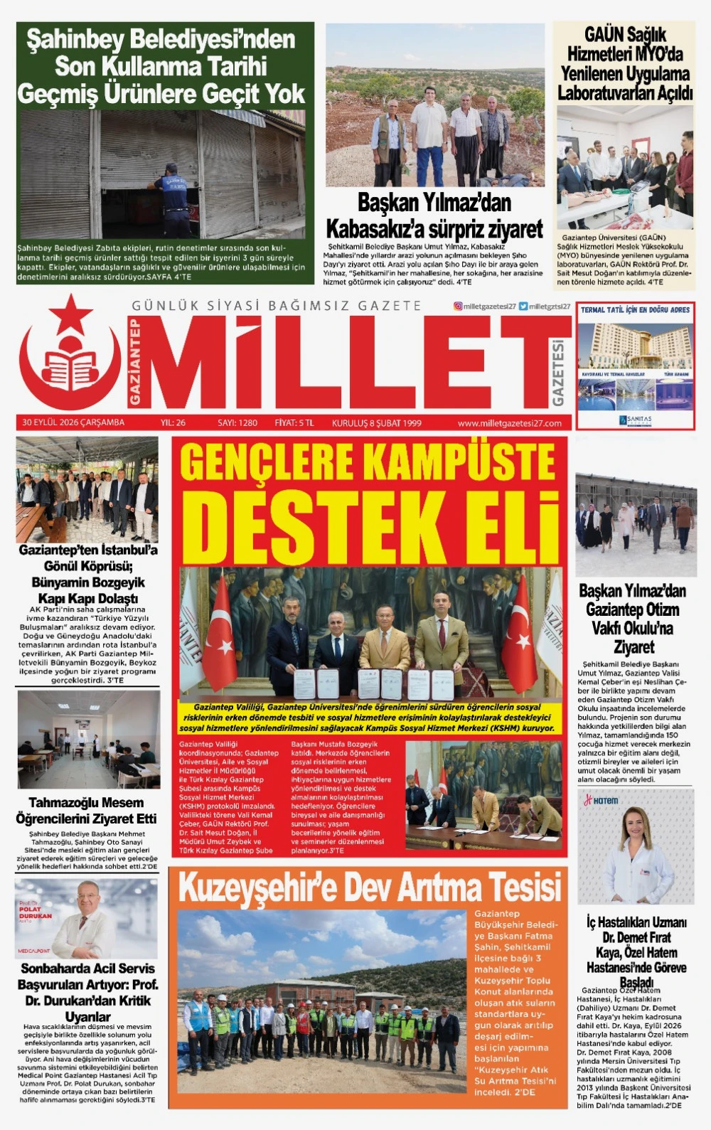 30 EYL&Uuml;L 2026
