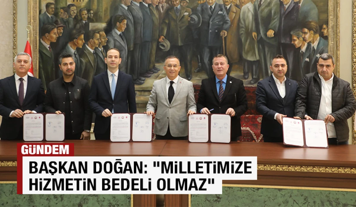 Başkan Doğan: "Milletimize Hizmetin Bedeli Olmaz"