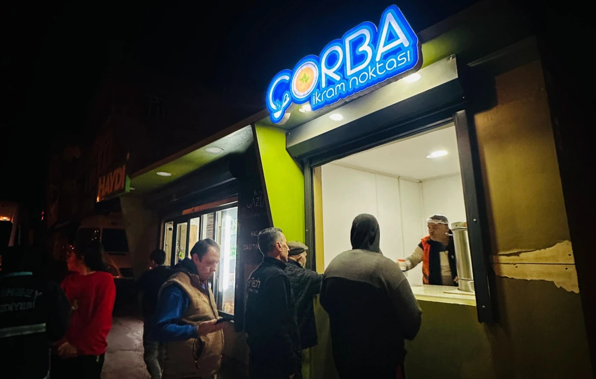 BÜYÜKŞEHİR, 39 NOKTADA SABAHI SICAK ÇORBA İLE KARŞILIYOR