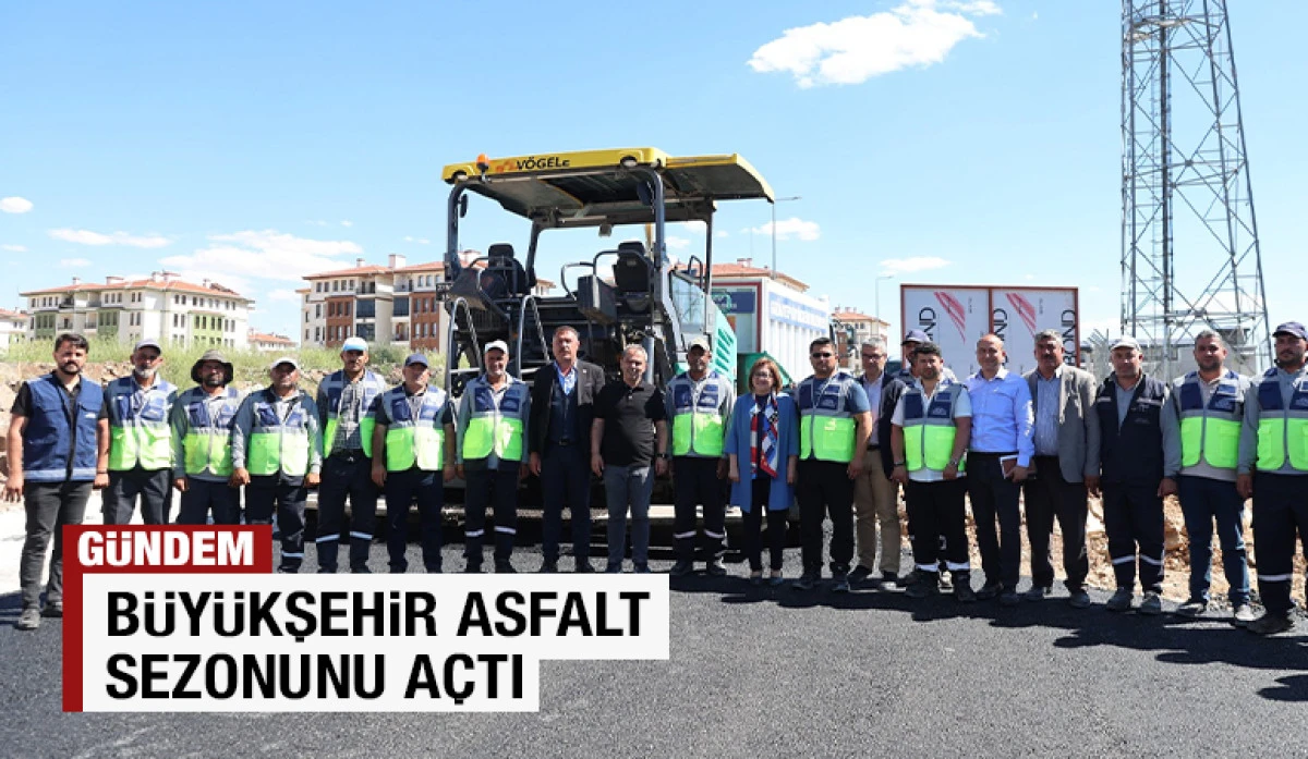B&Uuml;Y&Uuml;KŞEHİR ASFALT SEZONUNU A&Ccedil;TI