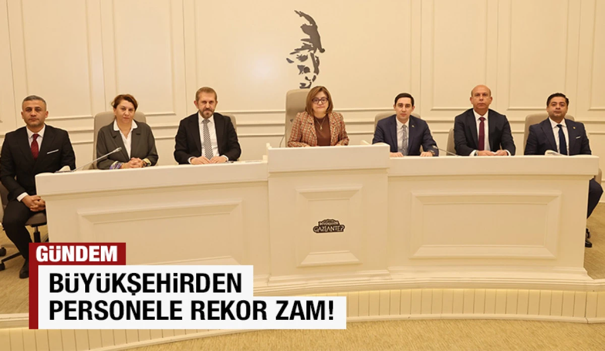 B&Uuml;Y&Uuml;KŞEHİRDEN PERSONELE REKOR ZAM!