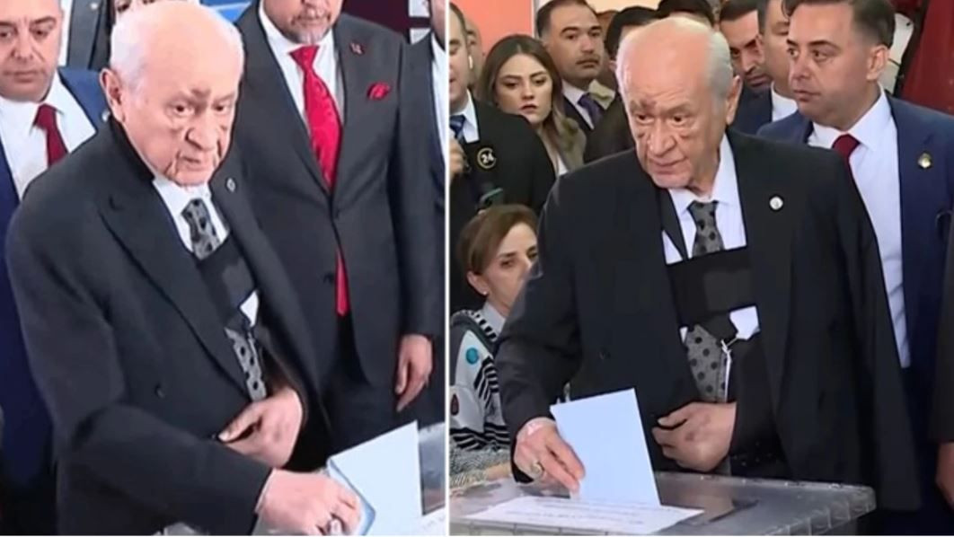 Devlet Bahçeli oyunu kullandı! Yüzündeki morluklar ve kollunda bandaj dikkat çekti!