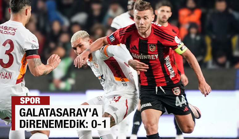 GALATASARAY'A DİRENEMEDİK: 0-1