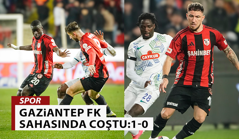 Gaziantep FK sahasında coştu