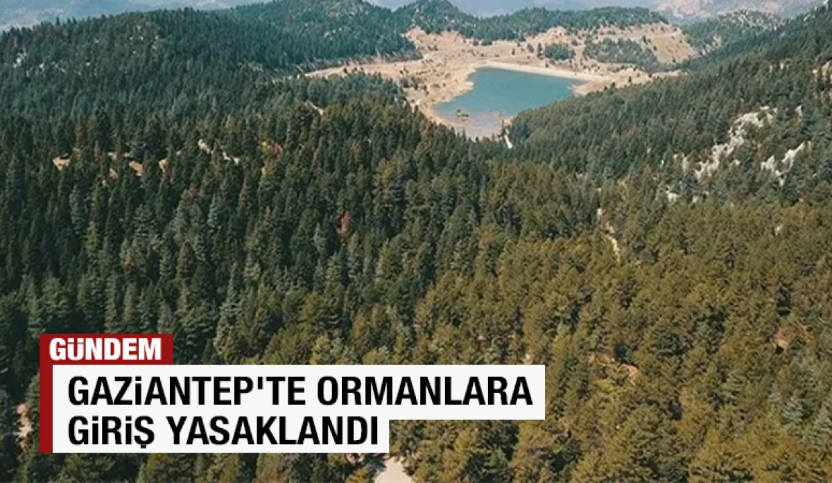 Gaziantep&rsquo;te Ormanlara Giriş Yasaklandı