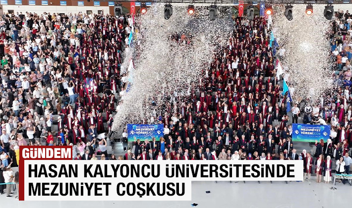 Hasan Kalyoncu Üniversitesi 1707 Öğrencisini Mezun Etmenin Gururunu Yaşadı!