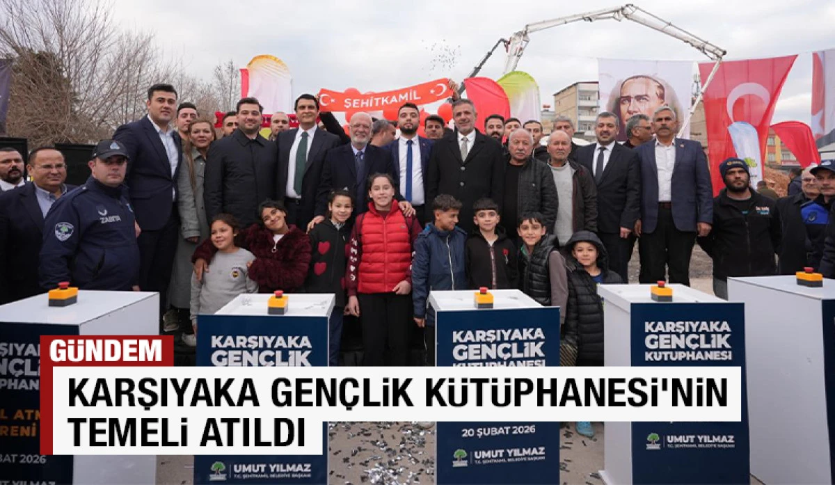 KARŞIYAKA GEN&Ccedil;LİK K&Uuml;T&Uuml;PHANESİ&rsquo;NİN TEMELİ ATILDI