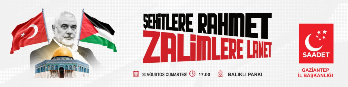 SAADET PARTİSİNDEN FİLİSTİN BASIN AÇIKLAMASINA DAVET