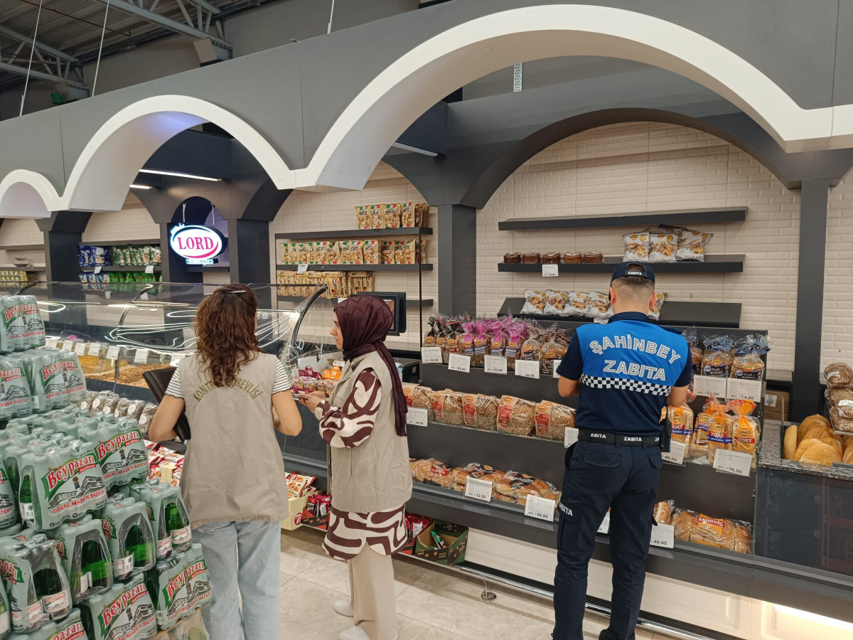 ŞAHİNBEY BELEDİYESİ ZABITA EKİPLERİ DENETİMLERİNİ SÜRDÜRÜYOR