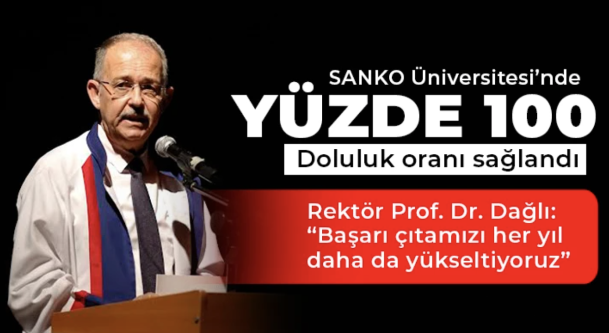 SANKO Üniversitesi’nde yüzde 100 doluluk oranı sağlandı