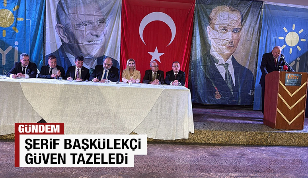 Şerif Başkülekçi Güven tazeledi 